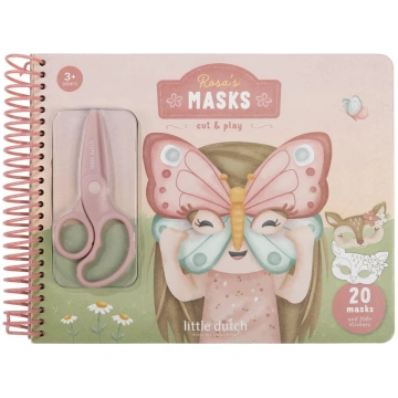 Little Dutch grāmata Rosas un draugu maskas