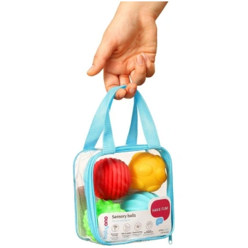1529 BabyOno Sensorās bumbiņas 4 gab. (vecums 6+ m