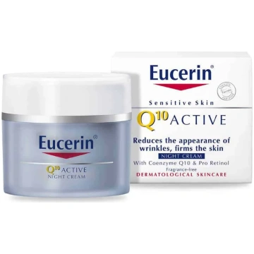 EUCERIN Q10 Active Pretgrumbu nakts krēms 50 ml