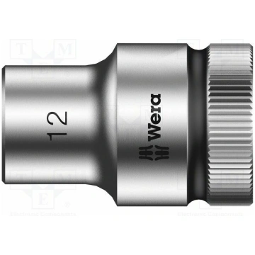 Socket: 6-angles; socket spanner; HEX 12mm; 1/2"; 
