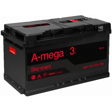 Akumulators A-mega Standard, 12 V, 80 Ah, 760 A