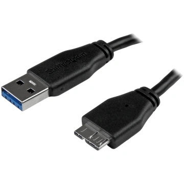 StarTech 0.5m 20in Slim USB 3.0 A to Micro B Cable