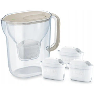 BRITA Style ESSENTIAL XL smilšu filtra krūze + 3 x