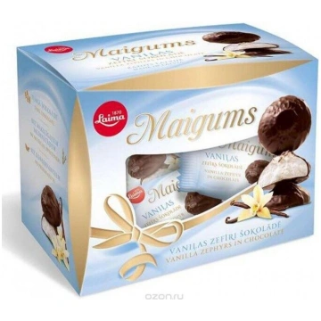 Zefīrs šokolādē Maigums LAIMA, mini, dāvana,185g