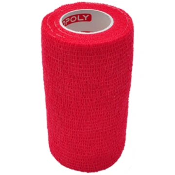 Pašlīpoša elastīgā pārsēja 10 cm - Sarkans Copoly