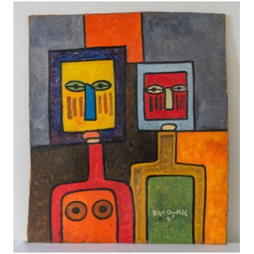 SOLD Rufus Ogundele, The Twins: Sacred Union, 1991