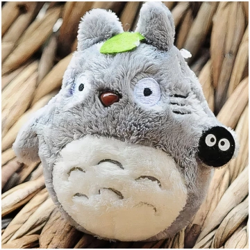 Pūciņa atslēgu piekariņš pelēkais Totoro Mīksta Ro