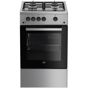 Gāzes plīts ar gāzes cepeškrāsni Beko FSG52020FX