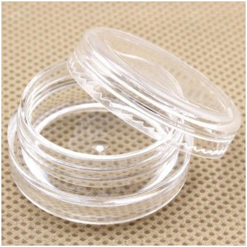 3ml plastic container - a jar with a screw cap wit