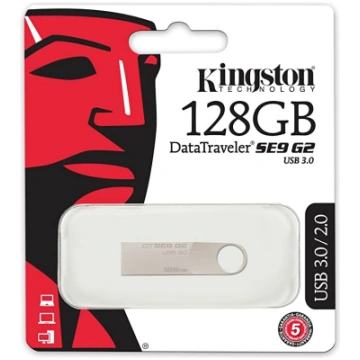 MEMORY DRIVE FLASH USB3 128GB/DTSE9G2/128GB KINGST