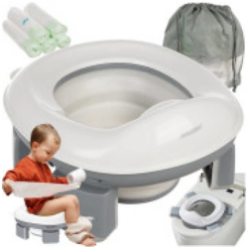 KRUZZEL Kruzzel 25510 saliekams ceļojumu podiņš bē