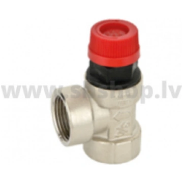 *Drošības vārsts 1/2"F 6bar apkurei BUGATTI