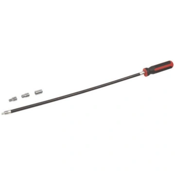 Long reach flexible hose clip nut driver set 4pcs