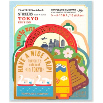 TRAVELER'S notebook Sticker Set TOKYO TRAVELE