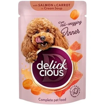 Delickcious juostelės su lašiša ir morkomis kremin