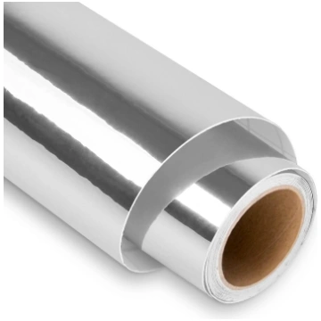 Plēve SOLO Print Mirror Silver , 1.52m