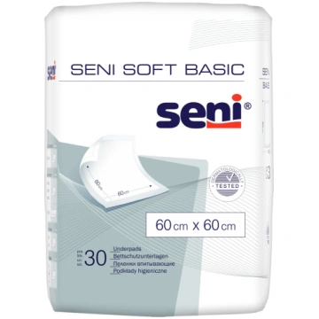 Aizsargpalagi Seni Soft Basic, 60 x 60 cm, balta k