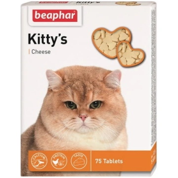 Vitamīnizēta papildbarība - Beaphar KITTY"S Cheese
