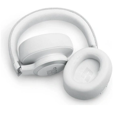 JBL bezvadu austiņas Live 770NC, baltas