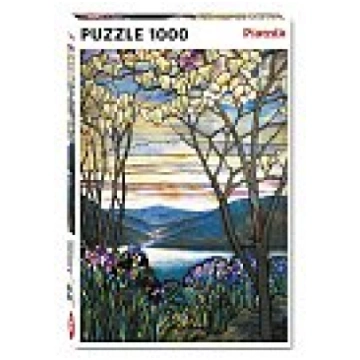 Puzle "Tiffany - Magnolias and Irises", PIATNIK 10
