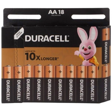 Battery: alkaline | AA | 1.5V | non-rechargeable |