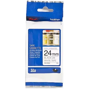 Brother TZEN251 24 BLACK ON WHITE NON LA (TZEN251;