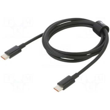 Cable | USB C plug,both sides | 1m | black | 100W 