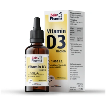 ZEINPHARMA Vitamin D3 1000SV pilieni 50 ml