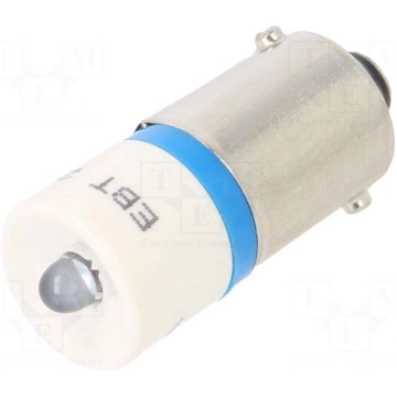 LED lamp | BA9S,T10 | blue | 28VDC | 28VAC | plast