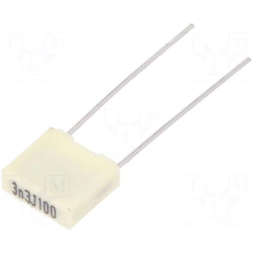 Capacitor: polyester | 3.3nF | 63VAC | 100VDC | Pi