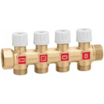 CALEFFI Kolektori ūdensapgādei 5 ceļu 3/4 354055