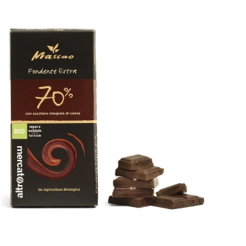 Cioccolato Mascao fondente extra 70% 80g ALTROMERC