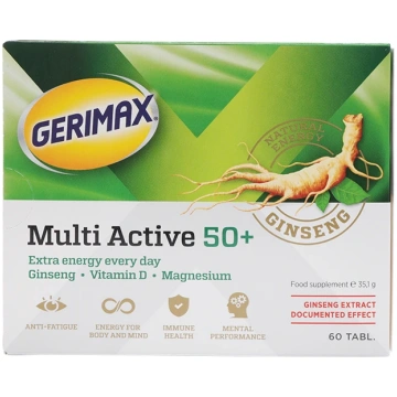 Gerimax Multi Active 50+, 60 tabletes