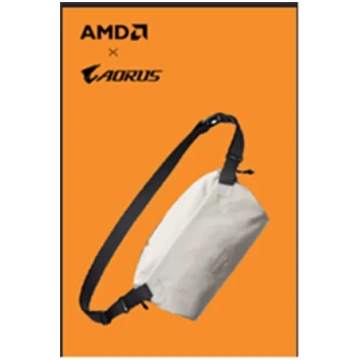 Gigabyte AORUS AMD Sling Bag Grey 20MB1-GU07304-1E