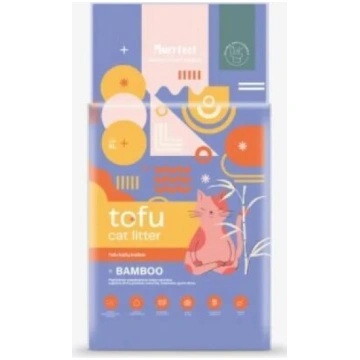 Murrfect Bamboo Charcoal tofu cat kaķiem litter 6l