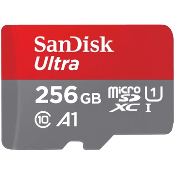 SanDisk Ultra microSDXC, + adapteris, 256 GB - Atm
