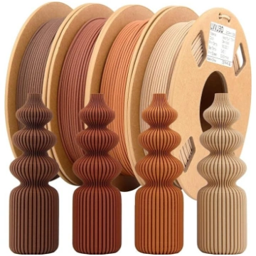 LVVJ3D Wood Filament Bundle, 3D printeru filaments