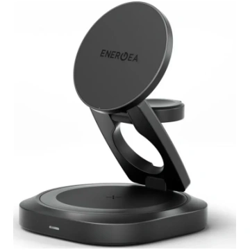 Wireless Charger Energea Alumag GYRO 360 Rotating