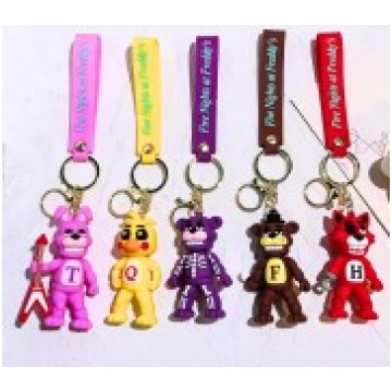3D Silicone Assorted Keychain - Five Nights at Fre