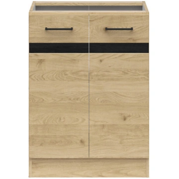 Virtuves skapītis Black Red White Junona Line Base