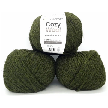 Cozy Wool Verde 100gr - 4 Gomitoli