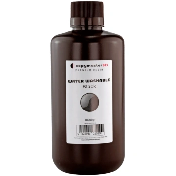 Black COPYMASTER3D WATER WASHABLE UV RESIN - 1KG