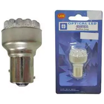 LED spuldze 24V BAY15D, sarkana