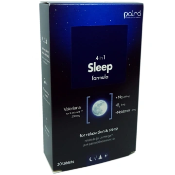 SLEEP FORMULA “4 in 1” tabletes, 30 gab. PAIRA - L