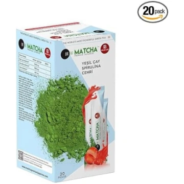 Matcha tēja – 20 gab. iepakojums – zaļā tēja, spir