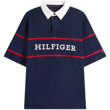 Tommy Hilfiger - Americana Colourblock Ss Rugby - 