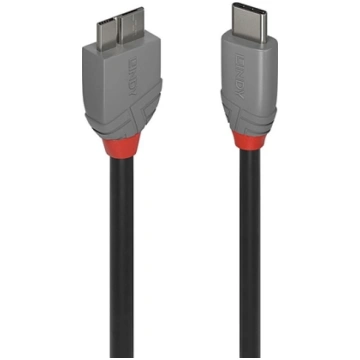 Lindy 2m USB 3.2 Type C to Micro-B Cable, 5Gbps, A