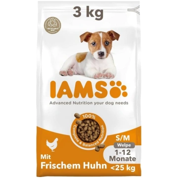 IAMS Vitality Puppy Food mazajām/vidējām šķirnēm a
