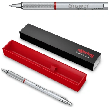 Rotring Rapid Pro Professional Silver lodīšu pilds