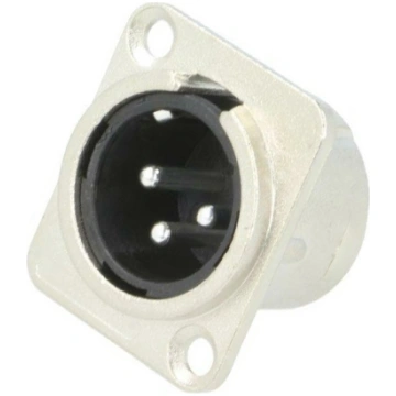 Connector: XLR; socket; male; PIN: 3; additional e